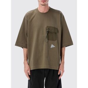 And Wander T-Shirt Men Kaki